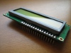 Header soldered to LCD